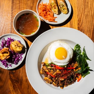 Thai Crispy Basil Lunch Special